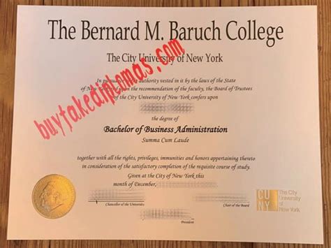 Bernard M Baruch College CUNY Degree PPT