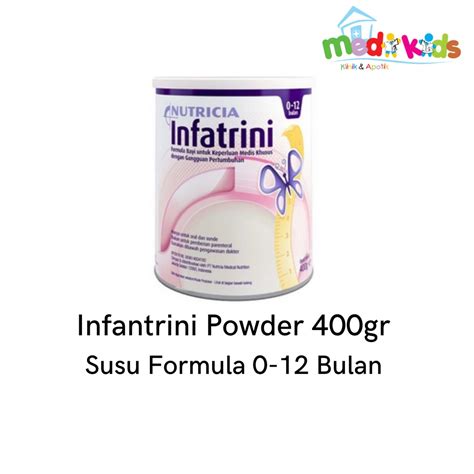 Jual Nutricia Infatrini Powder 400 Gram Susu Bubuk Infantrini 0 12