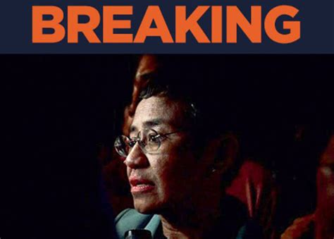 Maria Ressa Rey Santos Jr Convicted Of Cyber Libel In Philippines