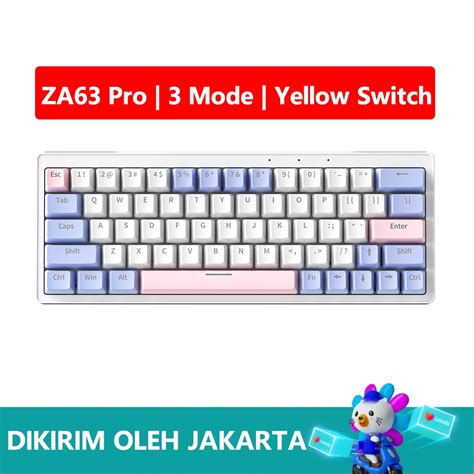 Jual Zifriend Za Keyboard Mekanis Berkabel Bluetooth G Hot Swappale Mode Hot Swap Rgb