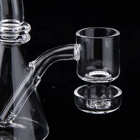 Terp Slurper Beaker Quartz Banger Nails Beaker With Terp Vacuum Banger Mini Quartz Bong Water