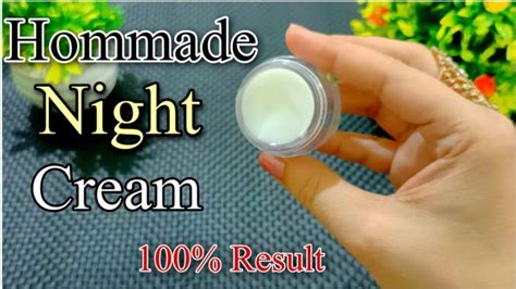 Homemade Night Cream For Fair And Glowing Skin Recibeauty