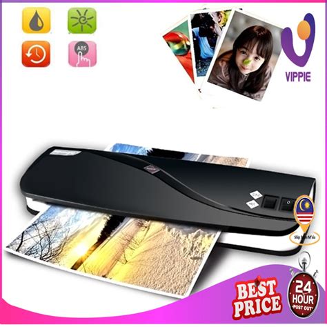 Vippie Hotandcold Laminator Laminating Machine Premium 400w Ye215 A4