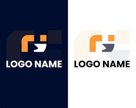 Modelo De Design De Logotipo Letra F E Eu Vetor Premium