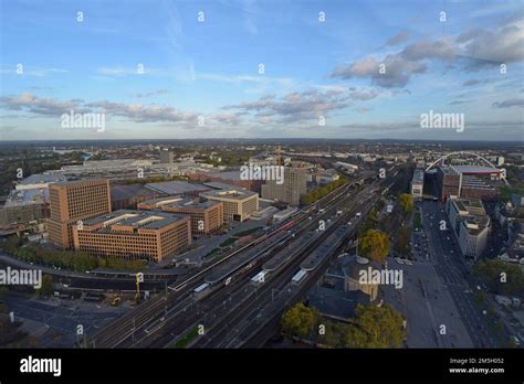 An Aerial View Of Cologne K Ln Messe Deutz Station An Important