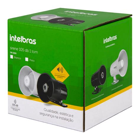 Sirene Para Alarme Intelbras - Sirene Para Alarme Inteligente Sistema De Segurança Intelbras Sir 1000 ...