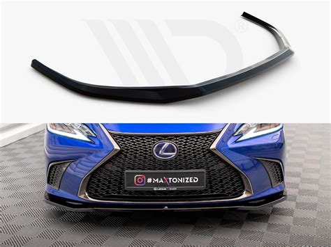 Front Splitter V 1 Lexus Es F Sport Mk 7 Maxton Design Uk