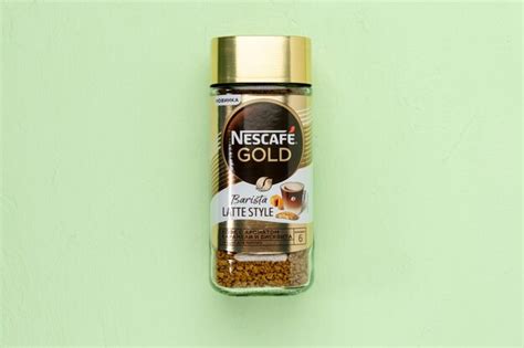 Premium Photo Tyumen Russiajune Nescafe Gold Barista Latte