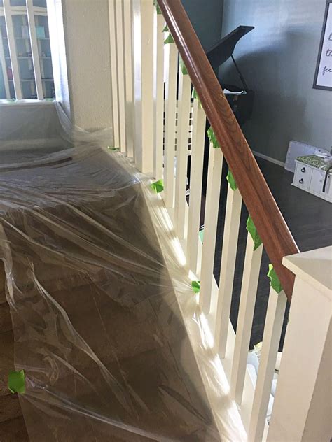 How To Paint Your Stair Railings And Banister Painted Staircase