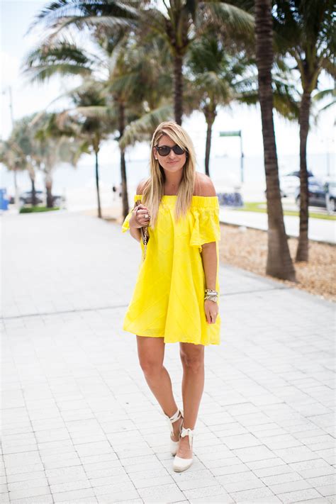 Outfit The Perfect Beach Off The Shoulder Dress Shop Dandy A Florida Based Style And