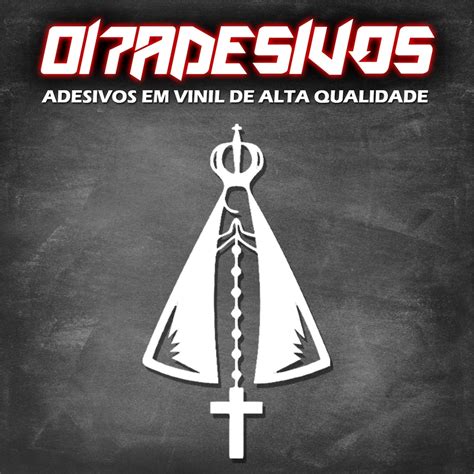 Adesivo Nossa Senhora Aparecida Vinil De Alta Qualidade 12x8 2unidade