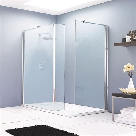 Browse The Aurora Walk In Shower Enclosure With Side Return Panel