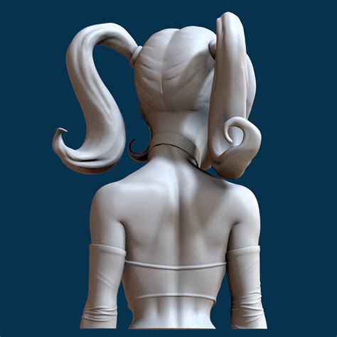 Free Obj File Harley Quinn Bust 🏍️ ・3d Printer Model To Download・cults