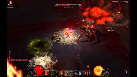 Diablo III Hardcore Barbarian Solo Cydaea Nightmare YouTube
