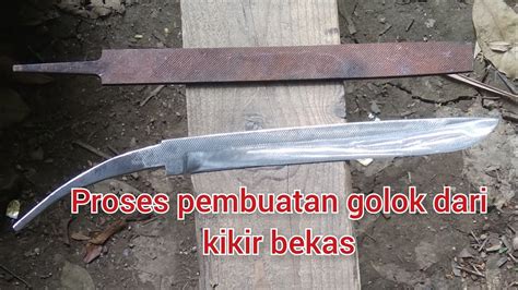 Belajar Membuat Golok Sembelih Bahan Dari Kikir Bekas YouTube