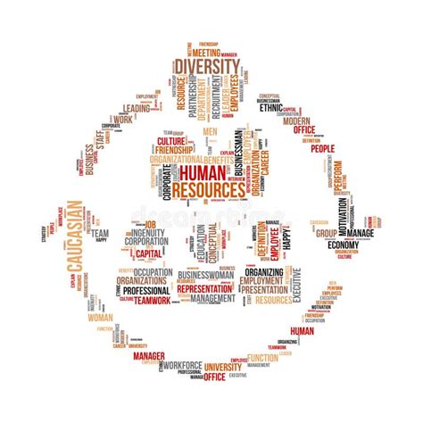 Human Resources Word Cloud Stock Illustrations Human Resources