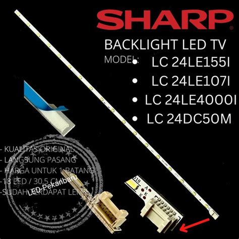 Jual Backlight Sharp Inch Bl Led Lc Le Le I Dc M Dc M