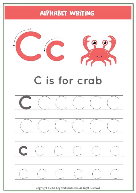 Printable English Alphabet Letters Worksheets and Exercises For Kids - EngWorksheets