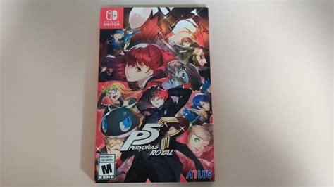 Persona Royal Steelbook Edition Nintendo Switch Unboxing Video Youtube