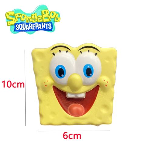 Brinquedo Squishy Mello Bob Esponja Calça Quadrada Sponge Bob Square