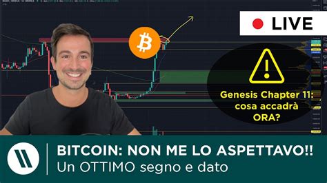 BITCOIN QUESTO NON ME LO ASPETTAVO Molto Bene GENESIS FALLISCE