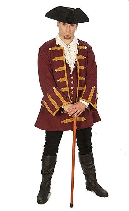 Men S Pirate Coats Jackets Deluxe Theatrical Quality Adult Costumes