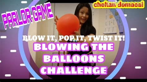 Balloon Challenge Blow To Pop The Balloon S Parlor Game Youtube