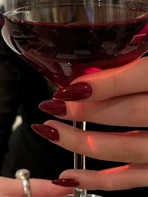 Telegram Contact Dldshknx Red Nails Nail Art Cherry Wine