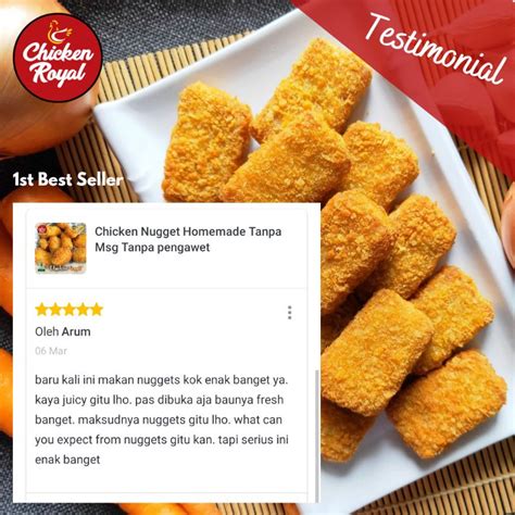 Jual Nugget Ayam Chicken Nugget Halal Homemade Ayam Probiotik