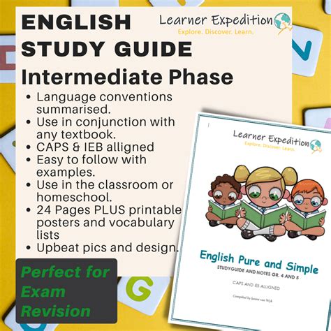 English Studyguide Intermediate Phase • Teacha!