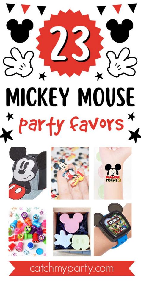 23 Fantastic Mickey Mouse Party Favor Ideas Catch My Party