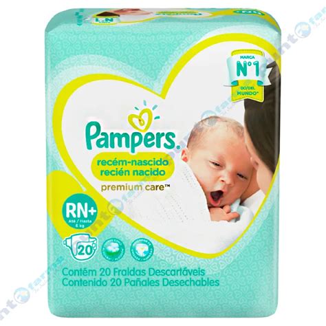 Pañal Pampers Premium Care Recien Nacido Cont De 20 Unidades Punto