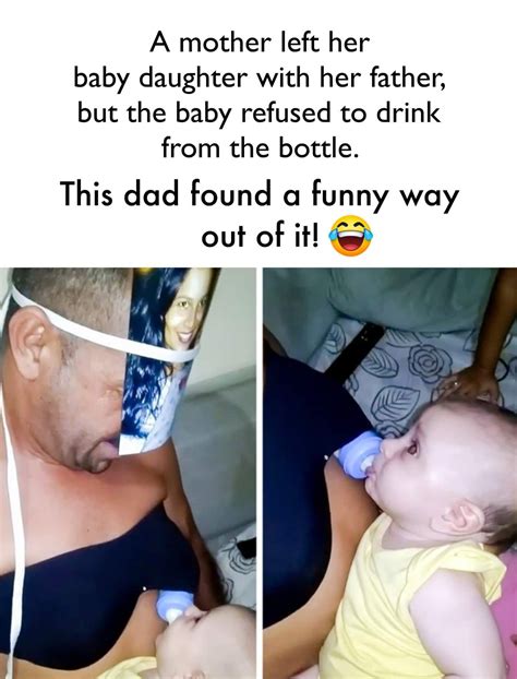 Baby wouldn't drink milk from the bottle.. : r/memes