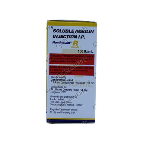 Huminsulin R Iu Ml Solution For Injection Uses Side Effects