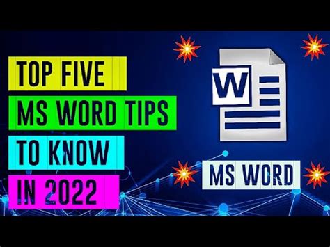 Omg Ms Word Tips And Tricks New To Become Expert In Ms Word