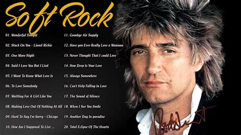 Greatest Soft Rock Love Songs 70s 80s 90s Eric Clapton Rod Stewart Air Supply Phil Colins