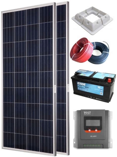 Zestaw Solarny Panel Regulator Mppt W Zpra Za Z Z