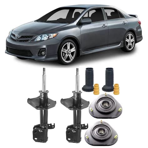 Amortecedor Kit Batente Toyota Corolla Dianteiro 2009 Até 2014 O Par