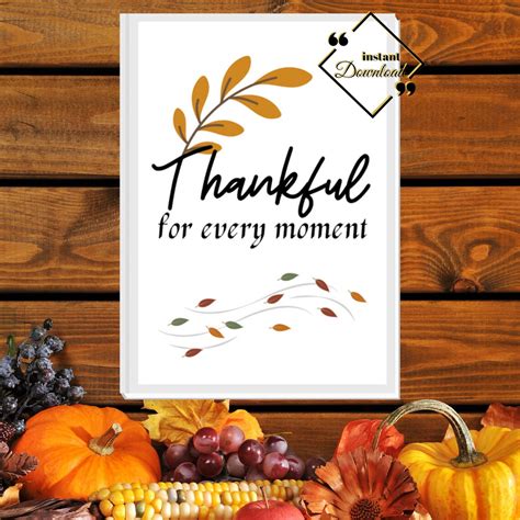 Thanksgiving Decor Fall Décor THANKFUL for Every Moment - Etsy