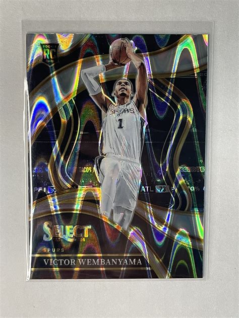 2023 24 Panini Select Victor Wembanyama COURTSIDE WEMBY ROOKIE TECTONIC