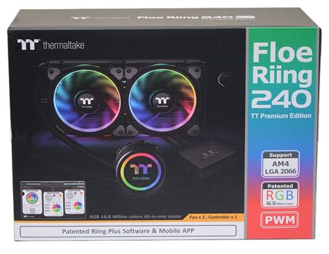 Thermaltake Floe Riing 240 Aio Liquid Cooler Review Eteknix