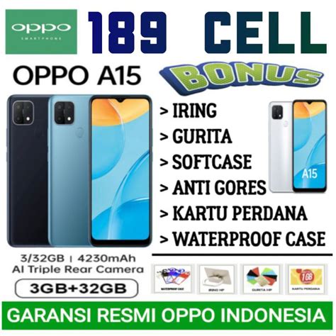 Jual OPPO A15 RAM 3 32 2 32 GB A16 3 32 GB C11 2 32 GARANSI RESMI