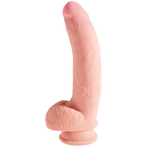 King Cock Plus Triple Density Dildo Mit Hoden 25 Cm Sinful