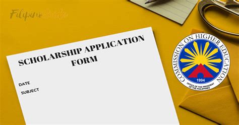 Application For Ched Scholarship This Sy Is Now Open