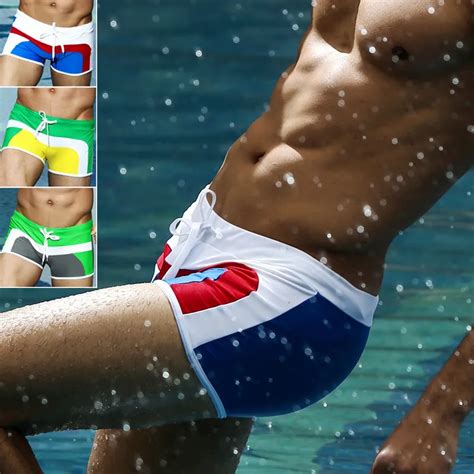 Men Swimming Trunksplus Size Style Man Swimwear Boxer Sexy Shorts Swim