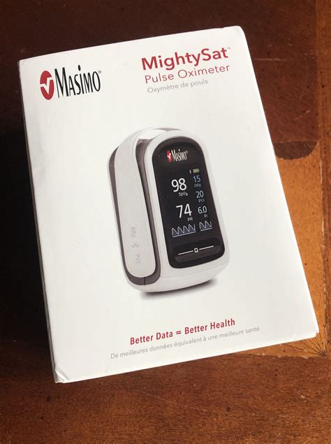 Masimo Mightysat Fingertip Pulse Oximeter Values MAVIN