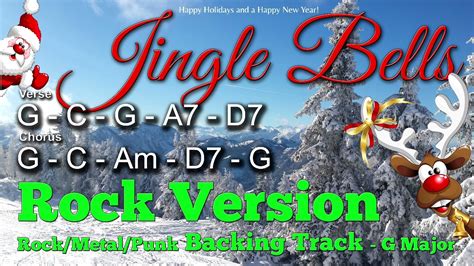 Jingle Bells Rock Version Backing Track YouTube