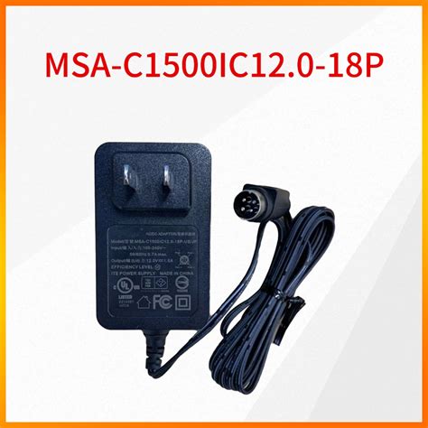 Original MSA C1500IC12 0 18P CN 12V 1 5A 4Pin Interface Power Adapter