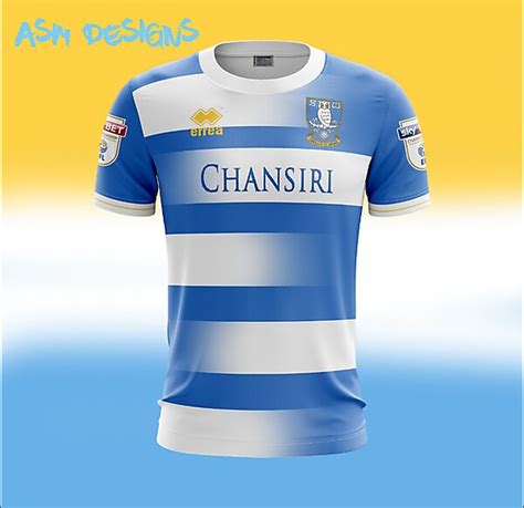 Sheffield Wednesday Fc Errea 2018 Home Kit