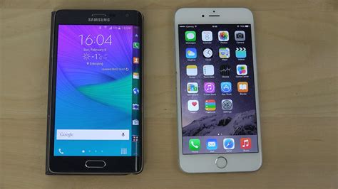 Samsung Galaxy Note Edge Vs IPhone 6 Plus Review 4K YouTube